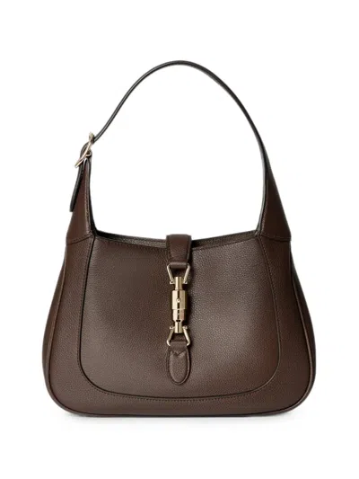 Gucci Medium Jackie 1961 Leather Shoulder Bag In Brown