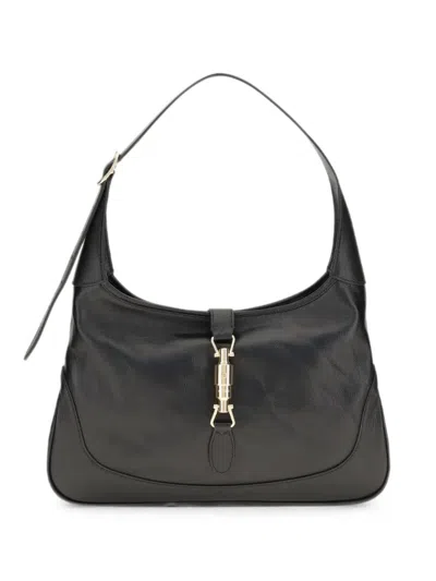 Gucci Medium Jackie 1961 Leather Tote Bag In Black