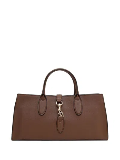 Gucci Medium Jackie Tote Bag In Brown