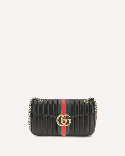 Gucci Medium Jetset Gg Marmont Shoulder Bag In Black