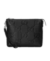 Gucci Gg Jumbo Medium Crossbody Bag In Black