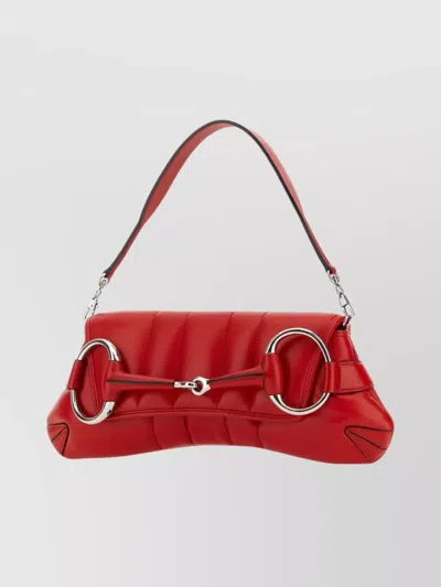 Gucci Medium Leather Chain Shoulder Bag