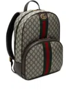 Gucci Medium Ophidia Backpack In Neutral