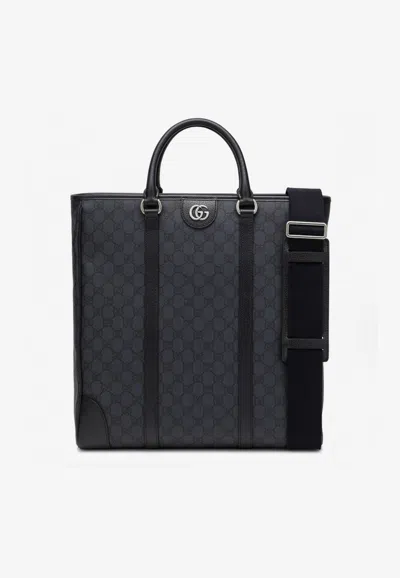 Gucci Medium Ophidia Gg Top Handle Bag In Blue