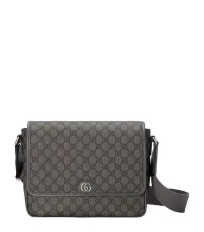 Gucci Medium Ophidia Messenger Bag In Grey