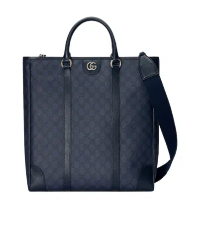 Gucci Medium Ophidia Tote Bag In Black