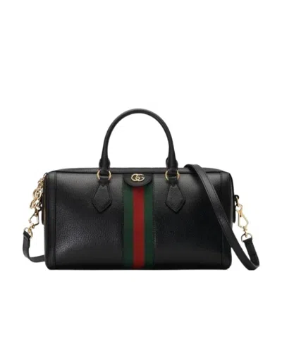 Gucci Medium Ophidia Tote In Black