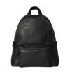 Gucci Medium Oversized Gg Backpack In Black