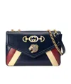 Gucci Medium Rajah Shoulder Bag In Black