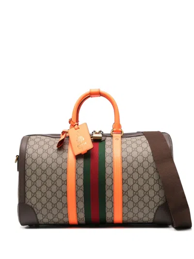 Gucci Medium Savoy Duffle Bag In Neutrals