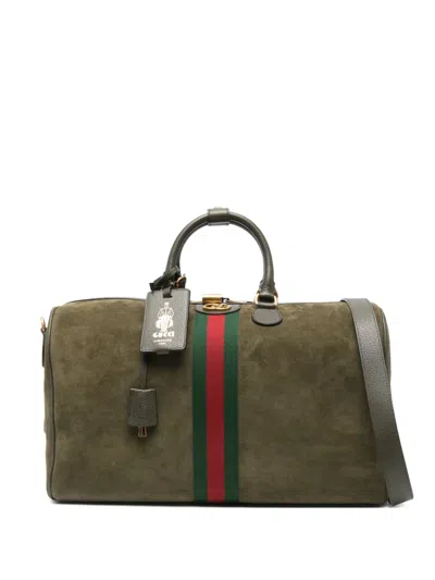 Gucci Medium Savoy Duffle Bag In Green
