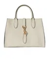 Gucci Medium Shoulder Bag With Hooks And Buckles In White