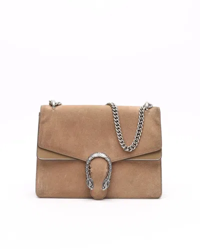 Gucci Medium Suede Dionysus Shoulder Bag