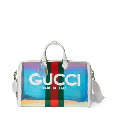 Gucci Medium Transparent Webbing Luggage Bag