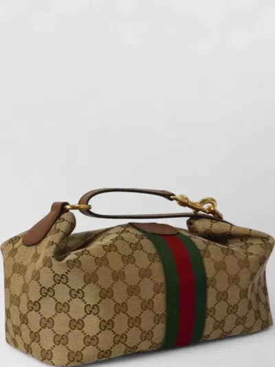 Gucci Medium Vanity Case Monogram Fabric Leather