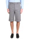 Gucci Tailored Cashmere-wool Shorts In Gray