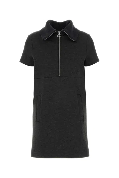 Gucci Melange Dark Grey Stretch T-shirt Dress