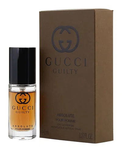Gucci Men's 0.27oz Guilty Absolute Pour Homme 0.27 Edp Spray