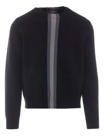 Gucci Men's 100% Wool Sweater In Black