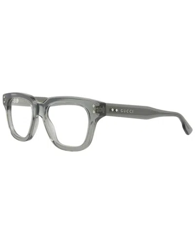 Gucci Men's 50mm Optical Frames In Gray