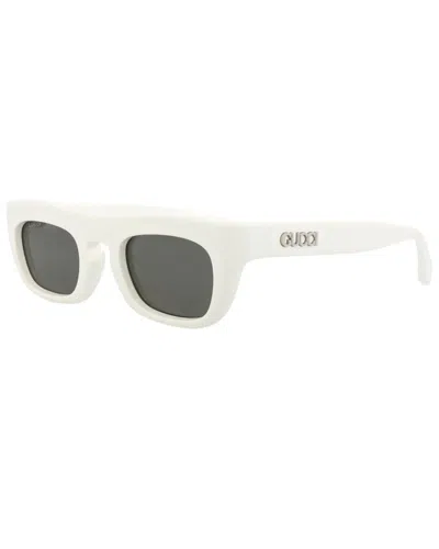 Gucci Men's 50mm Sunglasses In White