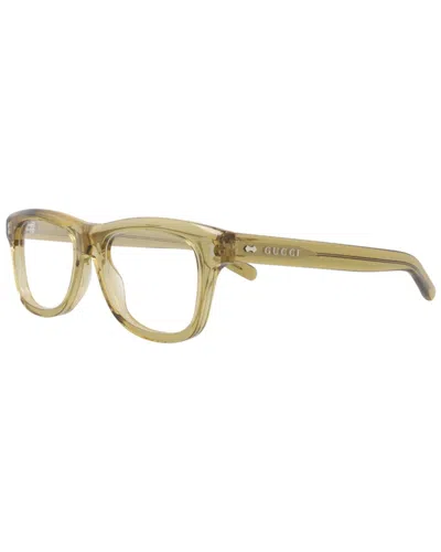 Gucci Men's 52mm Optical Frames In Green