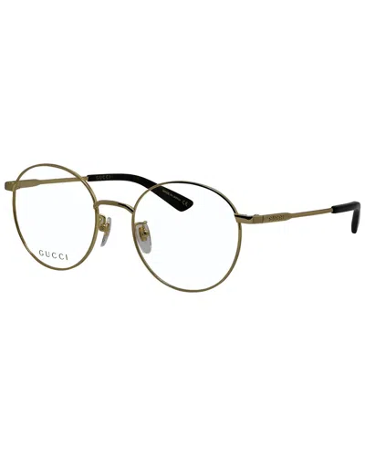 Gucci Men's 53mm Eyeglasses In Gold