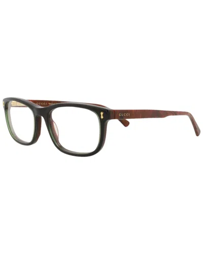 Gucci Men's 55mm Optical Frames In Green