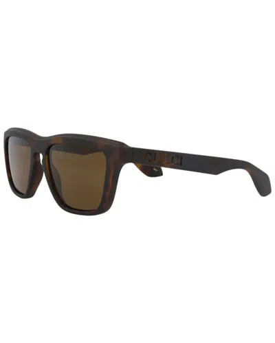 Gucci Men's 55mm Sunglasses In Green