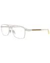 Gucci Men's 56mm Optical Frames In Red