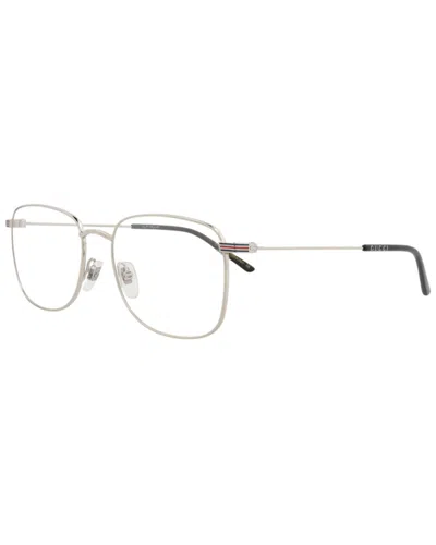 Gucci Men's 57mm Optical Frames In Metallic