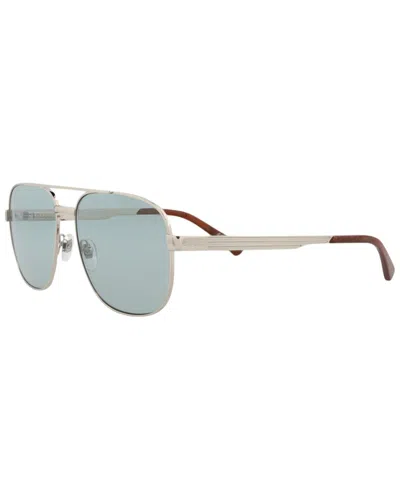 Gucci Men's 60mm Sunglasses In Blue