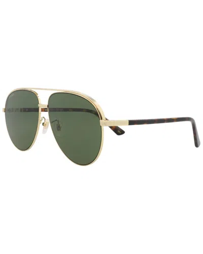 Gucci Men's 62mm Sunglasses In Gold