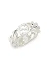 Gucci Men's 7mm Interlocking Ring In Silver