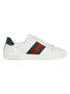 Gucci Ace Sneakers With Web Detail In White