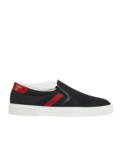 Gucci Men's Ace Slip-on Sneaker In Black