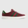 Gucci Men's Ace Sneaker In Red