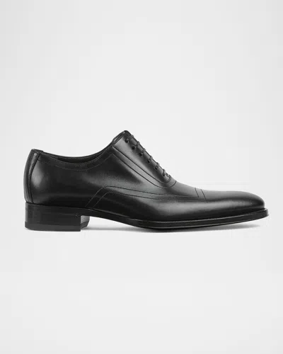 Gucci Men & Apos;s Branded-sole Leather Oxfords In Black