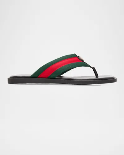 GUCCI MEN & APOS;S MAVERIK THONG SANDALS
