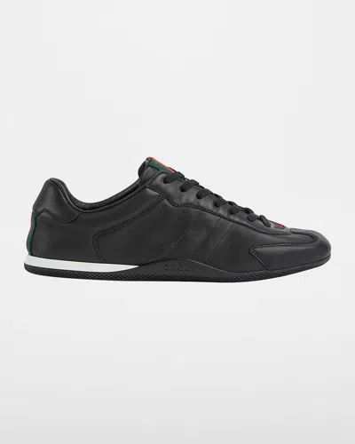 GUCCI MEN & APOS;S SHIFT LEATHER LOW-TOP SNEAKERS