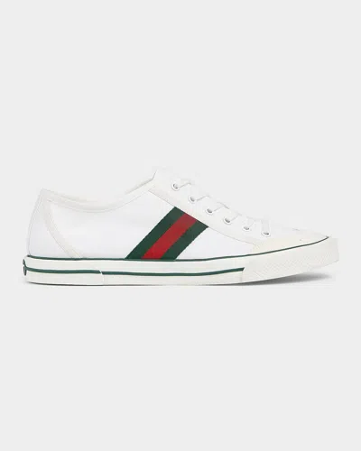 GUCCI MEN & APOS;S TENNIS 1977 CANVAS LOW-TOP SNEAKERS