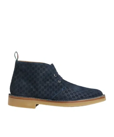 Gucci Men's Ankle Boot With Web