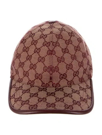 Pre-owned Gucci Men's Baseball Cap In Burgundy