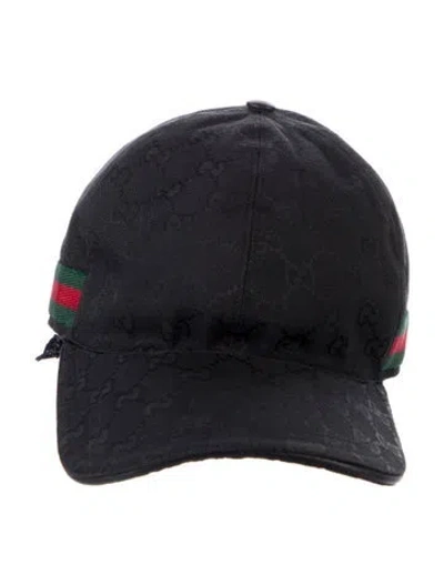Pre-owned Gucci Men's Baseball Cap W/ Tags In Black