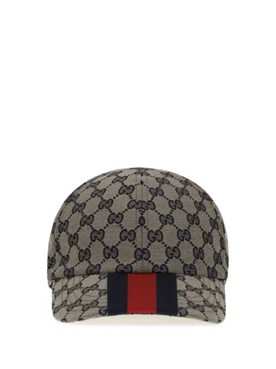 Gucci Men Baseball Hat In Brown