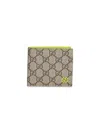 Gucci Men Beige Gg Bi-fold Wallet
