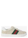 Gucci Ace Low-top Sneakers In Brown