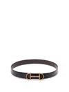 Gucci Men Leather Belt With Metal Horsebit In Brown