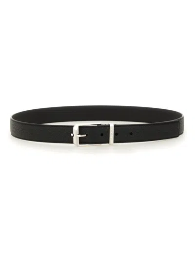 Gucci Men Belt With Buckle In Black