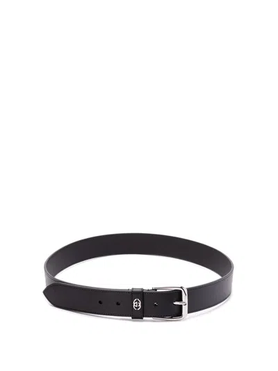 Gucci Men Belt With `interlocking G` Detail In Multicolor